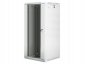 Szafa instalacyjna Rack wisząca 19 cali 27U 600x600 szara Lanberg (flat pack) 