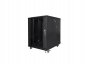Szafa instalacyjna Rack stojąca 19 cali 15U 600x800 czarna Lanberg (flat pack) 