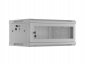 Szafa instalacyjna Lanberg rack wisząca 19 cali 4U 600x450 drzwi perforowane szara (flat pack) 