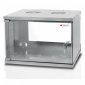 Szafa wisząca Techly Rack 19 cali 9U 500x320 zmontowana, szara 