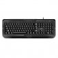 Klawiatura przewodowa Genius KB-118 Elegant black Biurowa, odporna na zalanie 