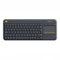 Klawiatura bezprzewodowa Logitech K400 Plus czarna 