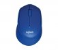 Mysz bezprzewodowa Logitech M330 Silent Plus optyczna niebieska 