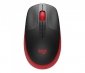 Mysz bezprzewodowa Logitech M190 optyczna czerwona 
