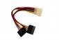 Gembird Kabel SATA zasilający 0,15M MOLEX->SATAx2 