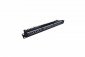 Digitus Patch panel 19 cali 24 porty, kat.6, S/FTP, 1U, wspornik kablowy, czarny (kompletny) 