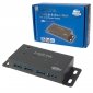 LogiLink HUB 4xUSB3.0, aktywny, metalowa obudowa 