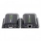 Techly Extender HDMI po skrętce Cat.5e/6/6a/7 do 60m, z odbiornikiem IR, czarny 