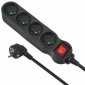 Maclean Listwa zasilająca 4g 5m MCE182 2300W czarna 