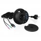 IcyBox Hub biurkowy IB-HUB1430 80 mm, 4x USB 3.0 Type-A, Audio in /out, kontakt 220V 