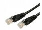 TB Kabel Patchcord miedziany kat.6A RJ45 UTP 1m. czarny 