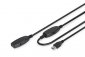 Digitus Kabel przedłużający USB 3.0 SuperSpeed Typ USB A/USB A M/Ż aktywny 15m Czarny 