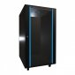 Extralink Szafa rack 22U 600x800mm czarna stojąca 