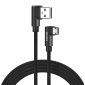 Savio Kabel z dwustronnym złączem USB Micro USB - USB A 1m, CL-161 