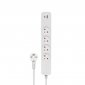 Savio Listwa zasilająca przeciwprzepięciowa 4 gniazda USB-A i USB-C, 1.5m, LZ-11 