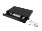 Lanberg Przełącznica światłowodowa 12XSC simplex/12XLC duplex rack 19 1U czarna + akcesoria 