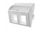ALANTEC Adapter 45x45 2xRJ45 (wypukły kątowy) 