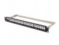 Lanberg Patch panel pusty 24 porty 1U 19 cali ftp do modułów keystone czarny 