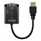 Savio Adapter HDMI-VGA z audio AK-76 