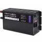Qoltec Inteligentna ładowarka Monolith do akumulatorów LiFePO4 AGM GEL SLA | 20A | 24V 