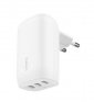 Belkin Ładowarka BOOSTCHARGE 67W USB-Cx3 PPS biała 