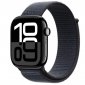 Apple Watch Series 10 GPS + Cellular, koperta 46 mm z aluminium w kolorze onyksu z opaską sportową w kolorze atramentowym 
