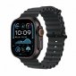 Apple Watch Ultra 2 GPS + Cellular, koperta 49 mm z tytanu w kolorze czarnym z paskiem Ocean w kolorze czarnym 