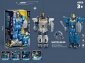 Madej Robot na baterie muzyka, światło 
