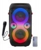 Esperanza Głośnik BT FM LED RGB RYTHM 