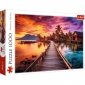 Trefl Puzzle 1000 elementów Rajska wyspa morze palmy 