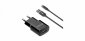 YENKEE Ładowarka sieciowa USB + kabel Lightning 1 metr USB A 12W 2,4A 