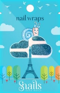 SNails, Naklejki na paznokcie, Nail Wrap – Turquoise, Turkusowe