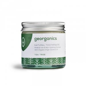 Georganics, Mineralna pasta do zębów w słoiku Tea Tree, 60ml