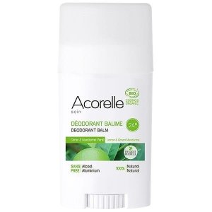 Acorelle - Organiczny dezodorant w sztyfcie Cytryna i Zielona Mandarynka 40g