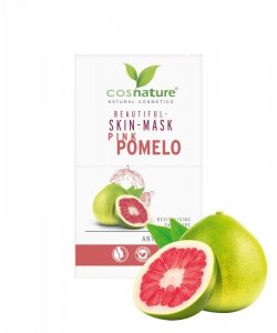 Cosnature - Beautiful Skin-Mask naturalna upiększająca maska do twarzy z różowym pomelo 2x8ml