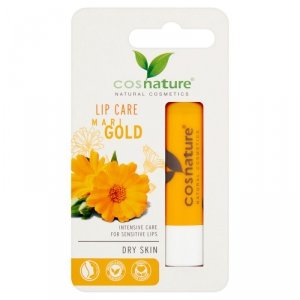 Cosnature - Lip Care naturalny ochronny balsam do ust z nagietkiem 4.8g