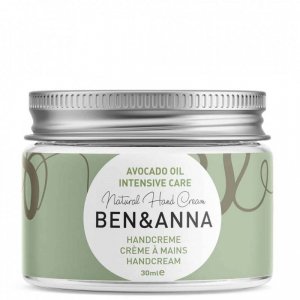 Ben&anna - Natural Hand Cream naturalny krem do rąk z olejem z awokado Intensive Care 30ml