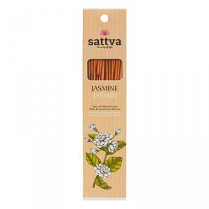 Sattva - Natural Indian Incense naturalne indyjskie kadzidełko Jaśmin 15szt