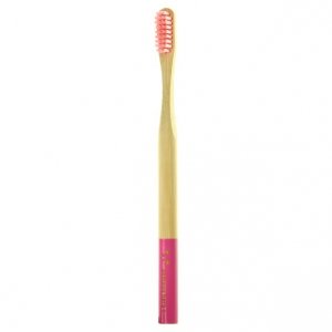 Bamboo hero - Bambusowa szczoteczka do zębów premium miękka Różowa