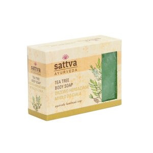 Sattva - Body Soap indyjskie mydło glicerynowe Tea Tree 125g