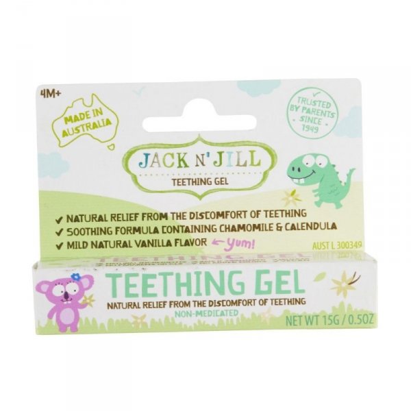 Jack N'Jill, Naturalny żel łagodzący ząbkowanie, 15g