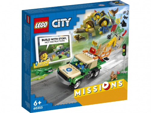 LEGO 60353 CITY MISJA RATUNKOWA DZIKICH ZWIERZĄT