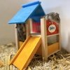 duvo+ Smerfy Plac zabaw dla gryzoni 25x20x21cm Zabawka dla małych gryzoni