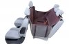 Kardiff mata Anti Slip z Bokami S 123x153cm Brązowa
