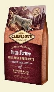 Carnilove Duck&Turkey Large Breed Cats 2kg dla Kotów Dużych Ras