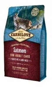Carnilove Salmon Sensitive & Long Hair 6kg Łosoś dla kotów wrażliwych i długowłosych