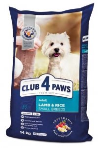 Club4Paws Lamb Rice Small Breed 14kg Jagnięcina z Ryżem sucha karma dla psów małych ras