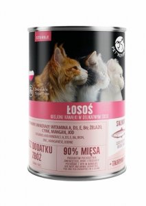 Pet Republic Sterile Łosoś w sosie 400g puszka Mokra karma dla Kotów Sterylizowanych
