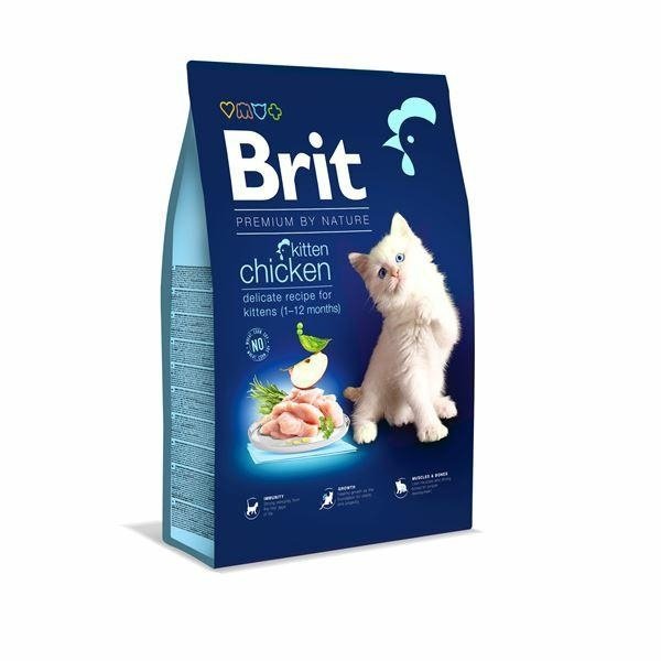 mag. Suwak: Brit Premium by Nature Kitten Chicken 800g Sucha karma z Kurczakiem dla kociąt