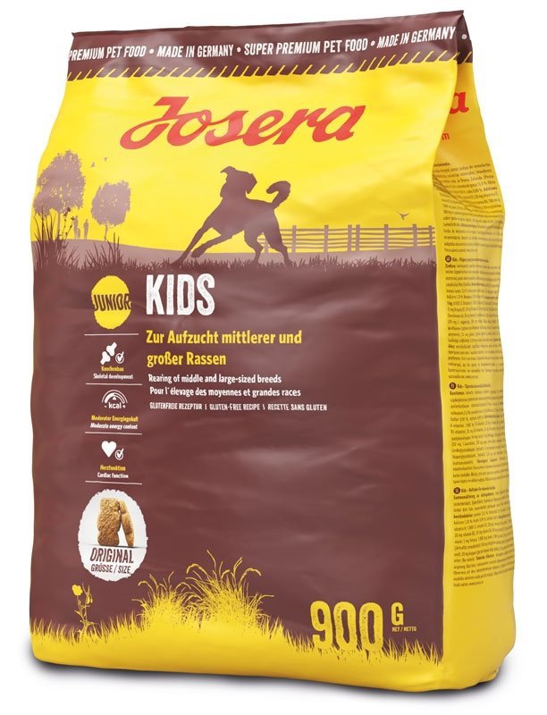 Josera Kids Junior 900g sucha karma dla młodych psów średnich i dużych ras
